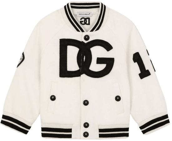 Dolce & Gabbana Kids DG Varsity Bomber Jacket - Farfetch