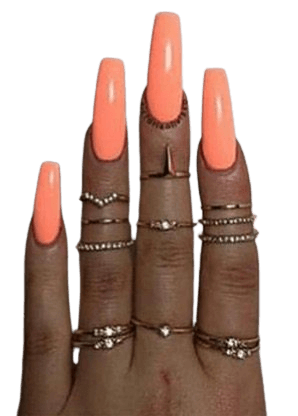 peach coffin nails