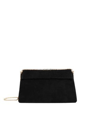 Chain leather bag - Women | Mango USA