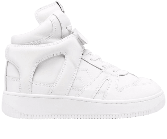 Shop Isabel Marant Brooklee high top sneakers with Express Delivery - FARFETCH