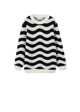 Oversized striped sweater - Women | Mango USA