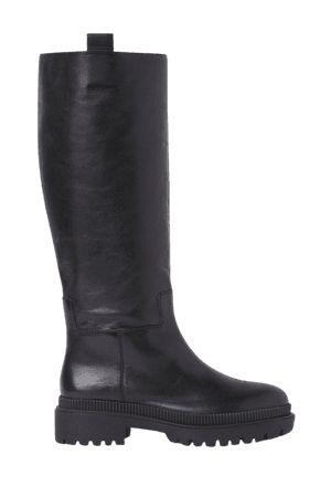 Leather Boots - Black - Ladies | H&M US