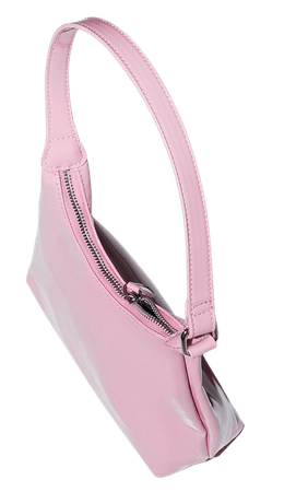 Pink Shiny PU Shoulder Bag - Shoulder Bags - Bags - Accessories | PrettyLittleThing USA