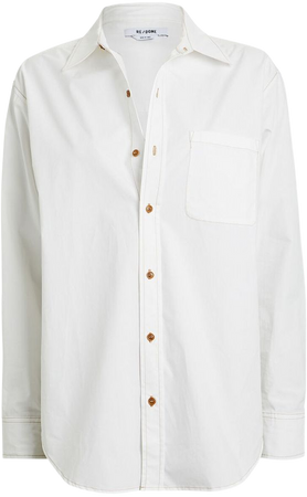 RE/DONE 90s Oversized Poplin Shirt | INTERMIX®