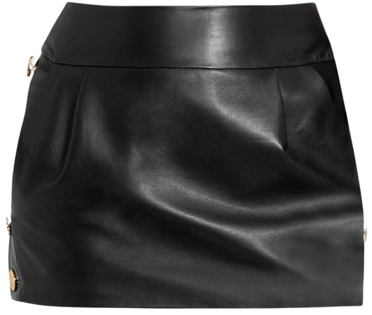 Alexandre Vauthier Leather Skirt