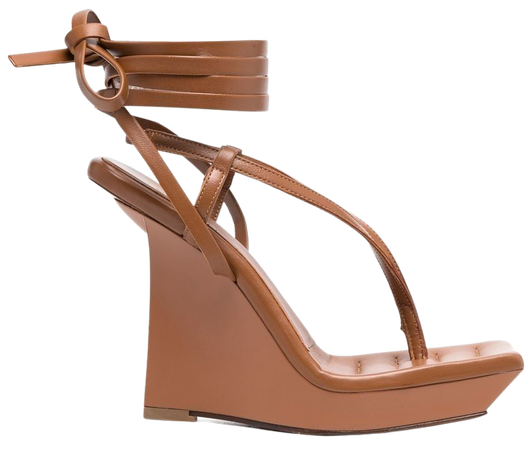 GIABORGHINI 130mm Rosie wedge-heel Sandals - Farfetch