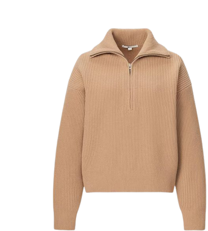 Premium Lambswool Half-Zip Long-Sleeve Sweater | UNIQLO US