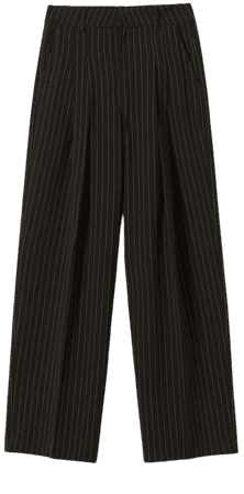 Pinstripe trousers - Pants - Woman | Bershka