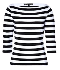 black and white striped top - Google Search