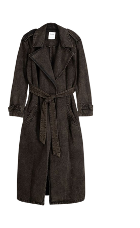 Twill trench coat - Jackets - Women | Bershka