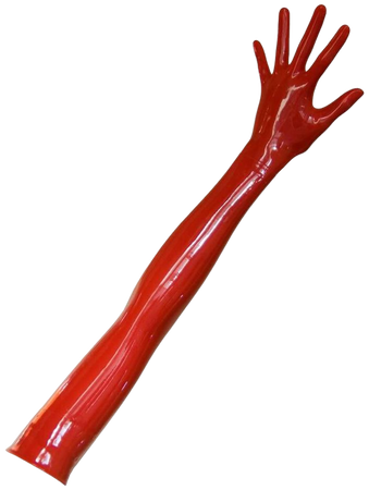 Darkest Fox Red Latex Glove