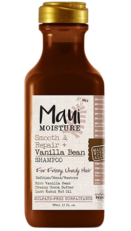 Amazon.com : Maui Moisture Smooth & Repair + Vanilla Bean Anti-Frizz Hair Butter Treatment to Deeply Hydrate & Restore Dry, Thick, Coarse, Curly & Natural Hair, Vegan, Silicone- & Paraben-Free, 12 oz : Beauty