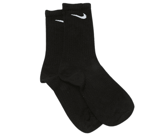 Nike Lightweight 3 Pack Sock | Black | Footasylum