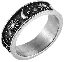 sun moon and star rings - Google Search