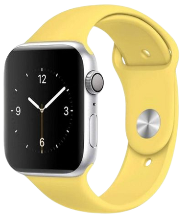 Sports Silicone Apple Watch Bands – Yellow | SmartaWatches