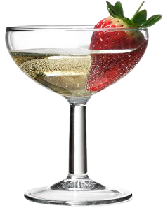 Ballon Champagne Saucers 4.6oz / 130ml | Arcoroc Glassware Champagne Glasses - Buy at Drinkstuff