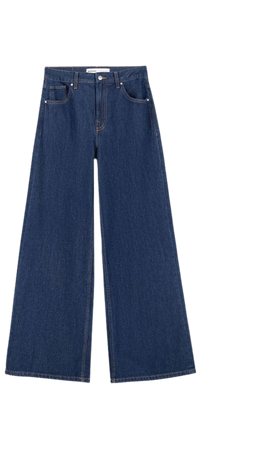 Wide-leg jeans - Denim - BSK Teen | Bershka