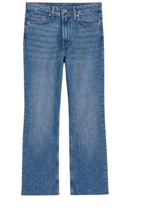 Flared High Crop Jeans - Denim blue - Ladies | H&M US