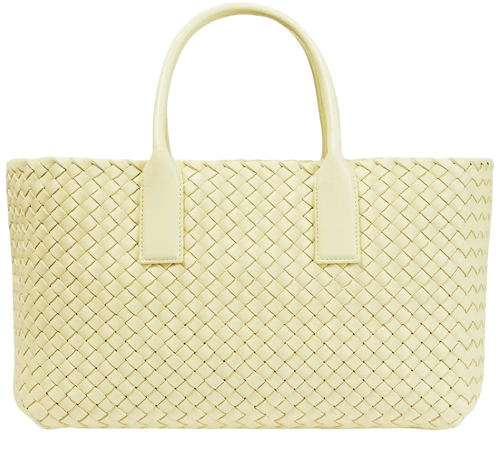Cabat Small Intrecciato Tote Bag in Yellow - Bottega Veneta | Mytheresa