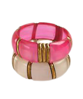 hot pinks and white bangles bracelets - Google Search