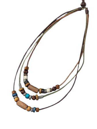 Men Bead Decor Layered Necklace | SHEIN USA