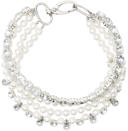 Atu Body Couture pearl-crystal Choker Necklace - Farfetch