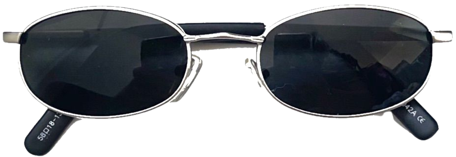 black vintage sunglasses