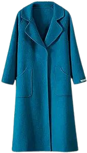 Amazon.com: Double-Sided Cashmere Oversize Wool Jacket Female Autumn Winter Coat Women Long Clothing Khaki Black Outerwear Windbreaker : Clothing, Shoes & Jewelry