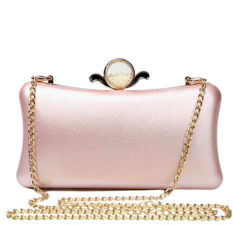 Luxury Gold Silver Evening Purse Women Pink PU Leather Pearl Hand Bag Chain Shoulder Day Clutch Bags Handbag bolso Black XA841H-in Evening Bags from Luggage & Bags on Aliexpress.com | Alibaba Group