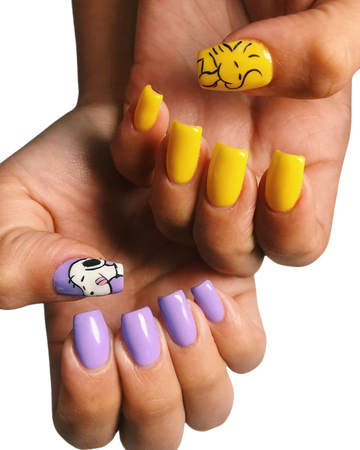 Best Acrylic Nails & Shellac Nails Ideas Trending Now 2020 : Snoopy y Woodstock pintados a mano sobre uña natural por . . . … – 24 Hour News & Video : The Houston Forum – TheHoustonForum.org