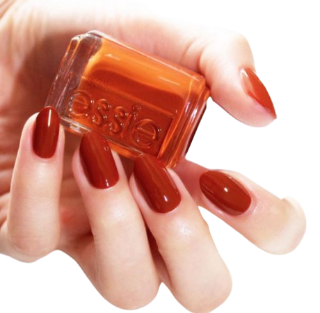 Rust Orange Nails