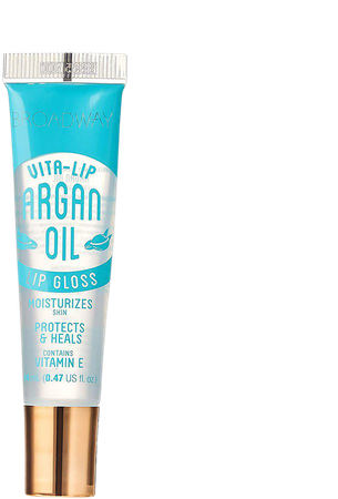 blue argan oil lipgloss