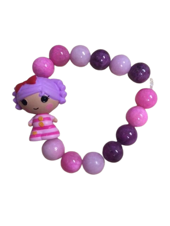 Purple Lalaloopsy bracelet
