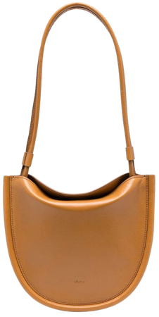LEMELS debossed-logo Leather Shoulder Bag - Farfetch