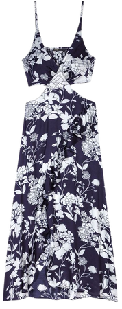 Cutaway maxi dress - Dresses | Maje