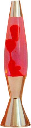 pink and red lava lamp