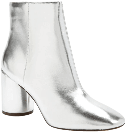 Metallic Faux Leather Boots | Forever 21