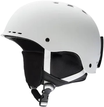 white ski helmet
