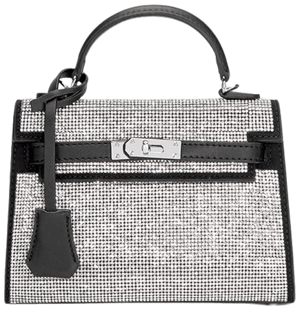 Shiny Diamonds Bags for Women Purses and Handbags Luxury Brand Designer Silver Fashion Evening Ladies Small Crossbody Bag Lock|Shoulder Bags| - AliExpress