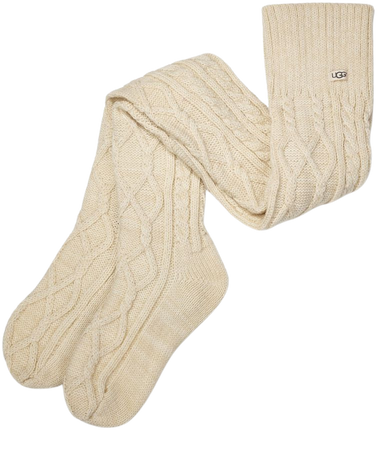 UGG Australia Women's Classic Cable Knit Sock in Cream – Welcome to Footprint27.com