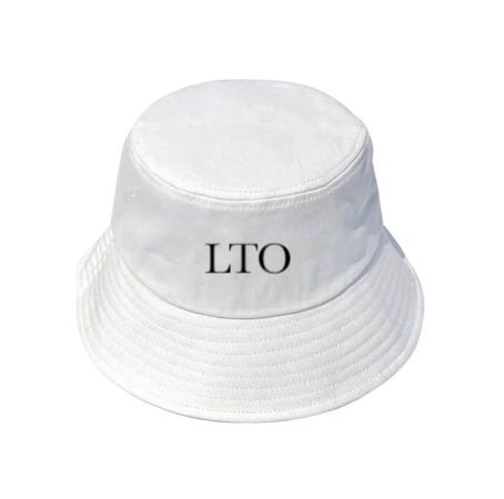LTO Bucket Hat-white