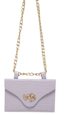 Dusty Lilac Dragon Chain Belted Bum Bag | PrettyLittleThing