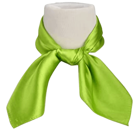 lime green neck scarf