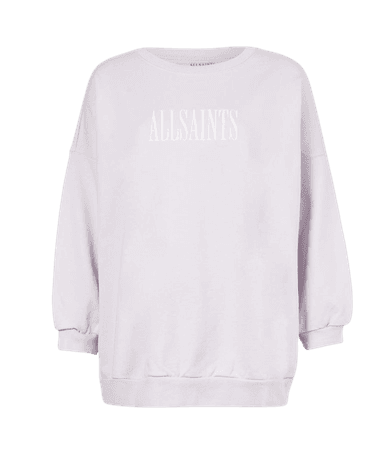 ALLSAINTS US: Womens Stamp Storn Sweatshirt (misty_lilac)