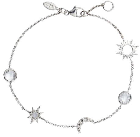 Anzie Starburst Celestial White Topaz Charm Bracelet | Nordstrom