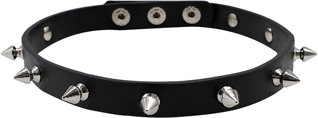 Amazon.com: macoking Spiked Choker Goth Leather Studded Collar Black Necklace Punk Bracelet: Clothing, Shoes & Jewelry