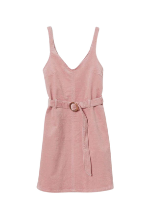 Corduroy Dress - Pink