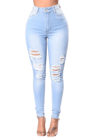 Drive To The Ocean Jeans - Light Blue Wash, Jeans | Fashion Nova