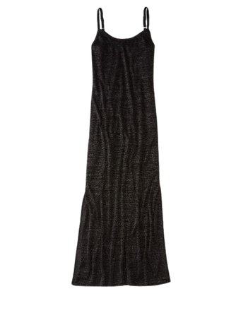 AE Metallic Slip Midi Dress