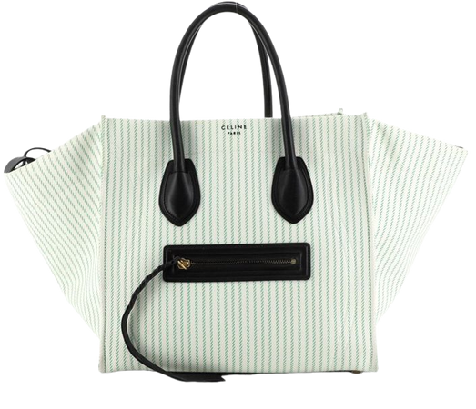 Celine Phantom Bag Canvas Medium - ShopStyle